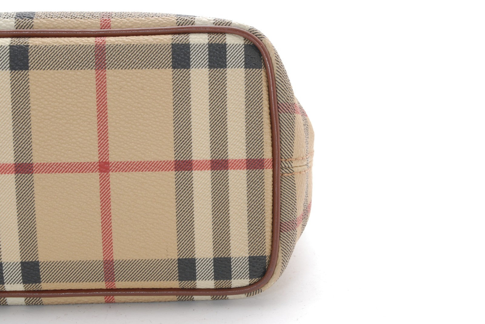 Burberry Nova Tote Bag - Beige, PVC Leather