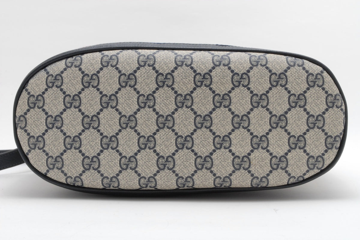 Gucci Sherry Line Shoulder Bag - Navy, PVC Leather
