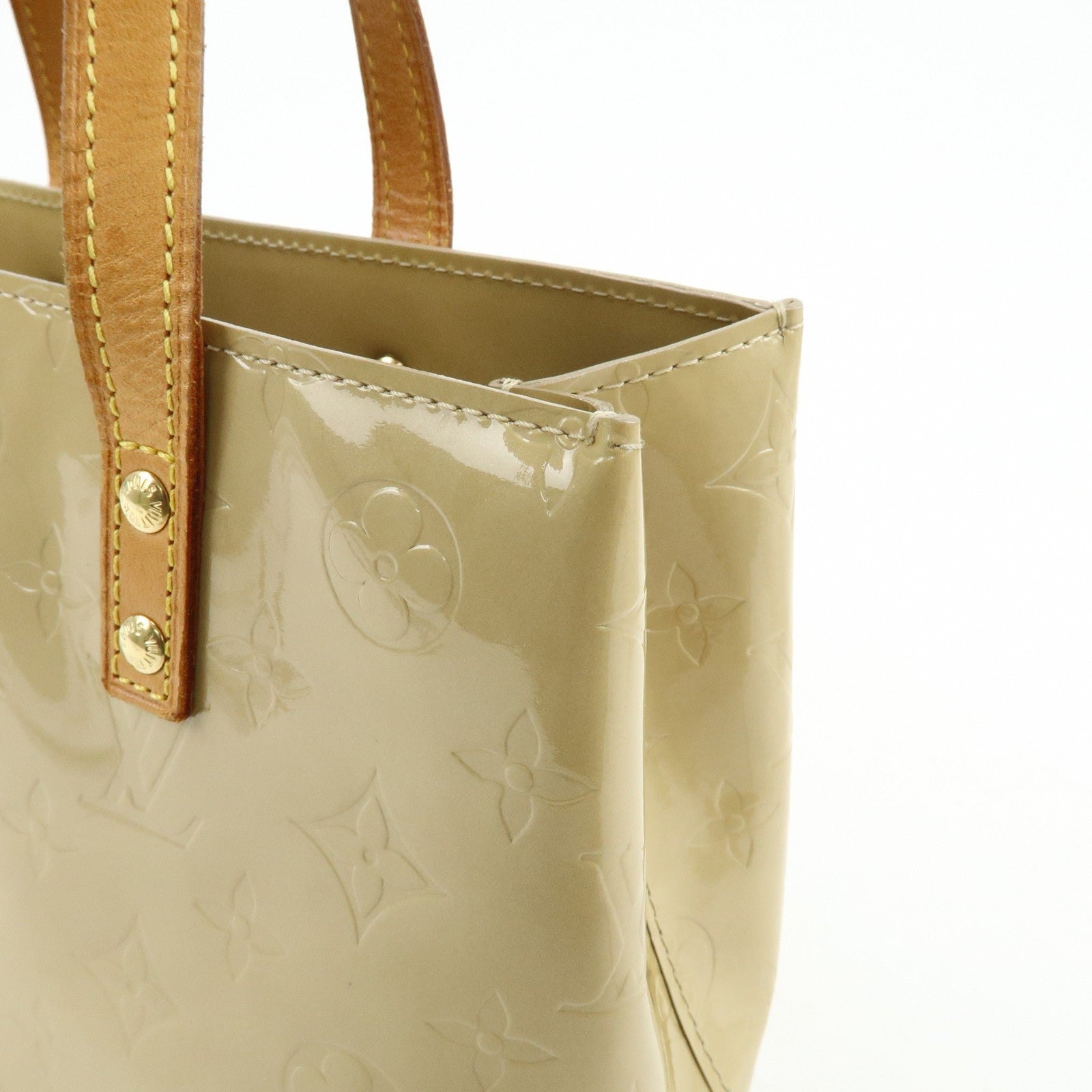 Louis Vuitton Hand Bag - Beige, Vernis Leather
