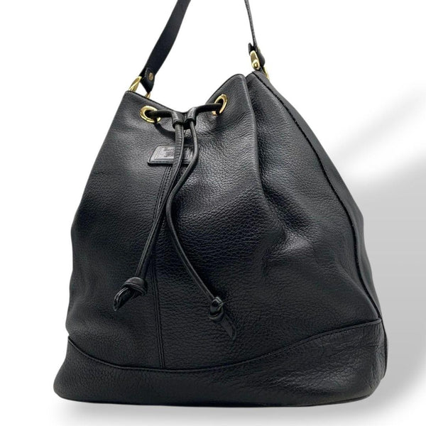 Burberry Shoulder Bag - Black, Leather