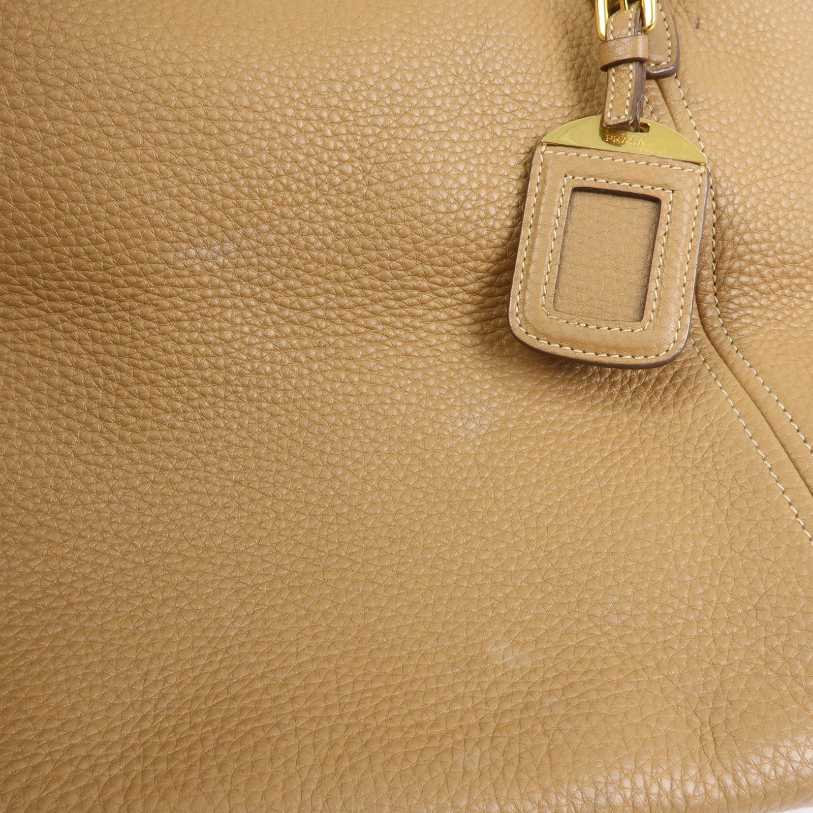 Prada Vitello Daino Tote Bag - Brown, Leather