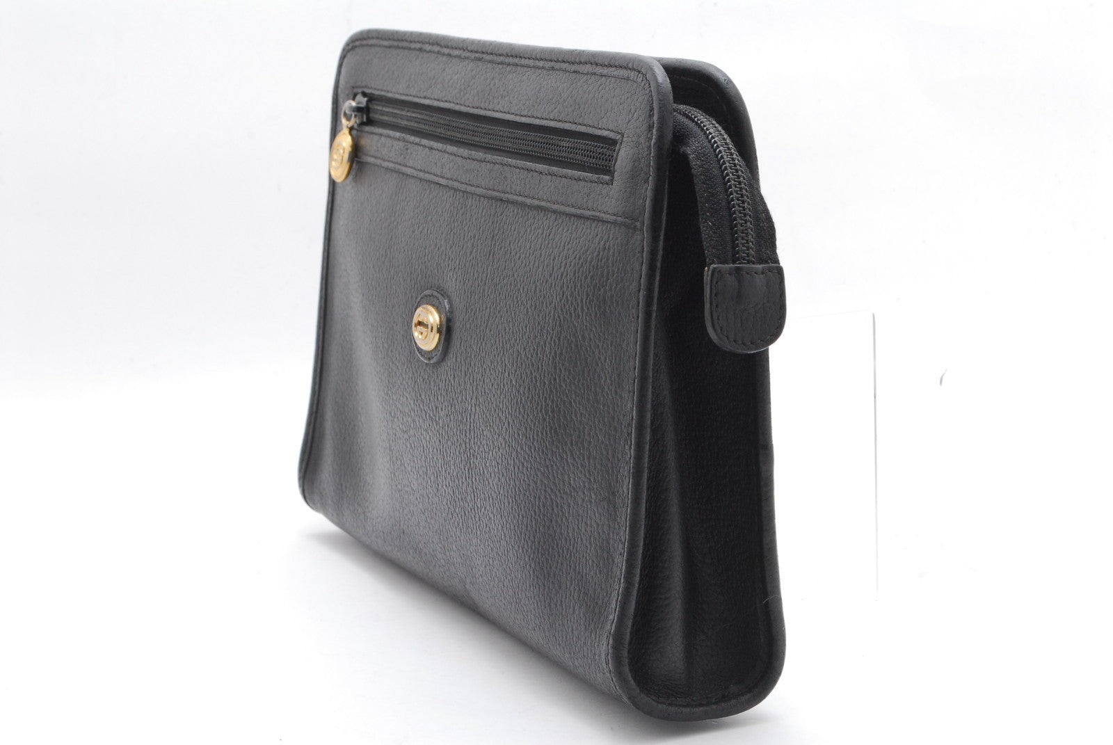 Gucci Clutch Second Bag - Black, Leather