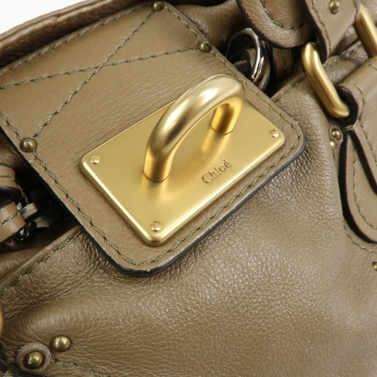 Chloe Paddington Hand Bag - Brown, Leather