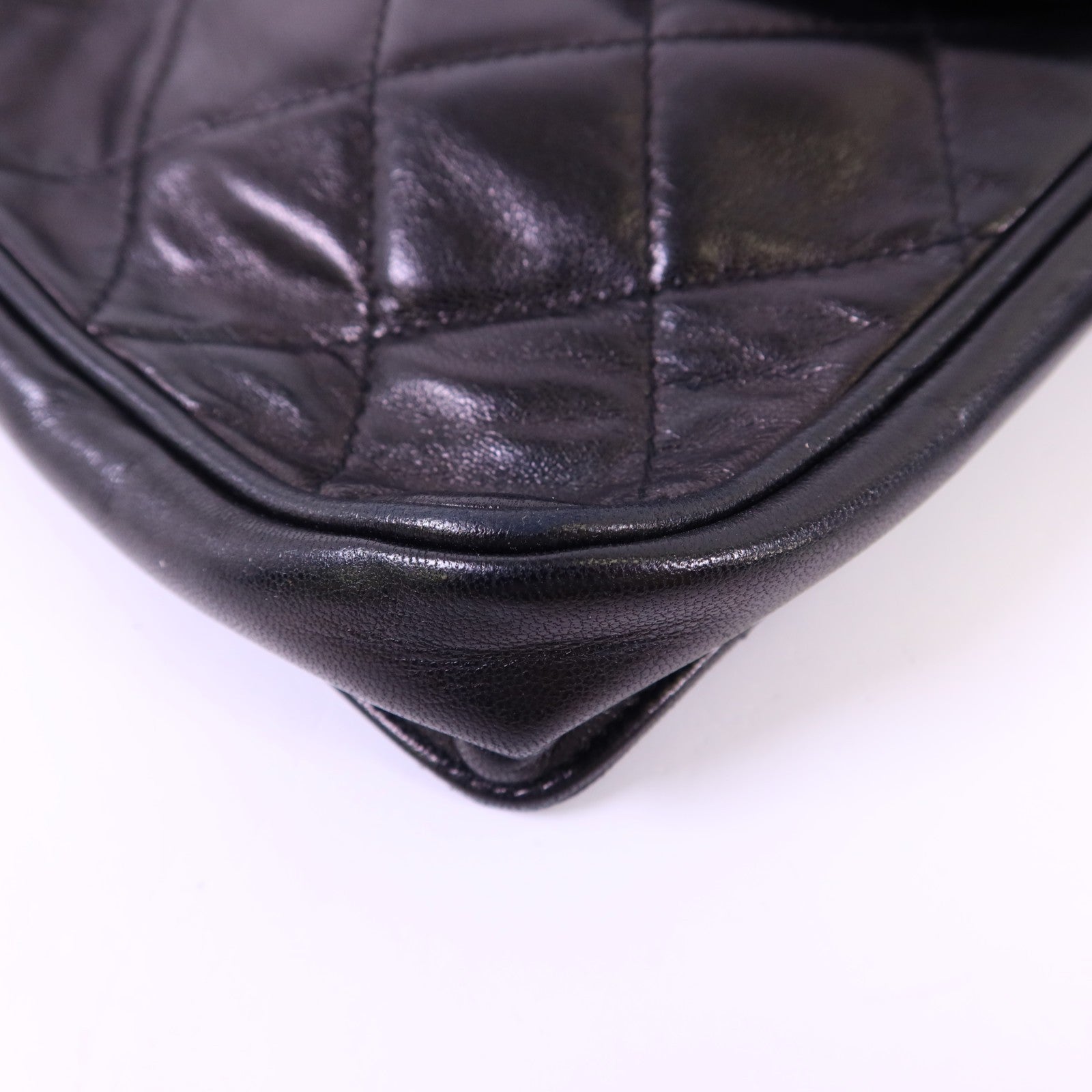 CHANEL CC GHW Waist Bag - Black, Lambskin Leather