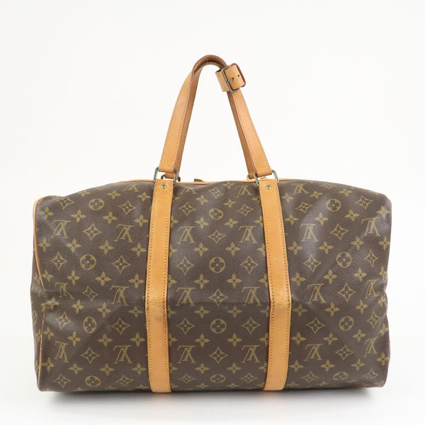 Louis Vuitton Monogram Sac Souple 45 Boston Bag - Brown, Monogram Canvas