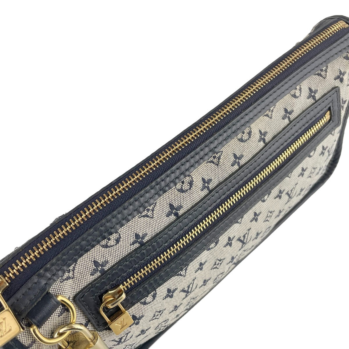 Louis Vuitton Pochette Catherine Shoulder Bag - Navy, Cotton