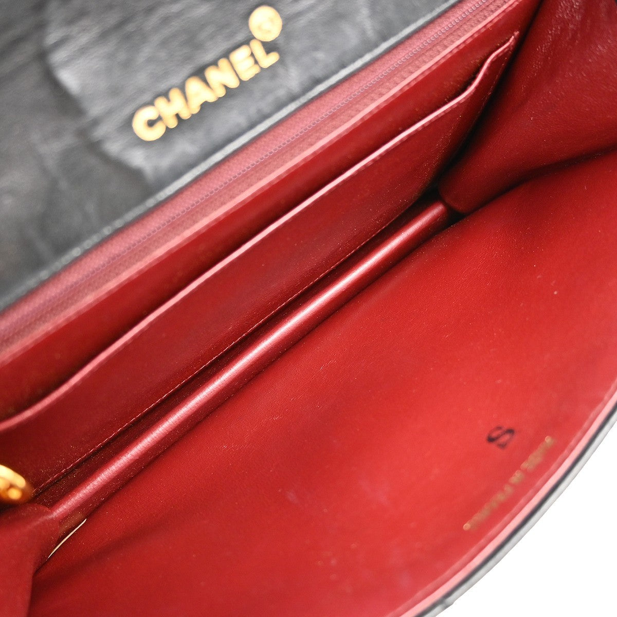 Chanel Single Chain Shoulder Bag - Black, Lambskin Leather