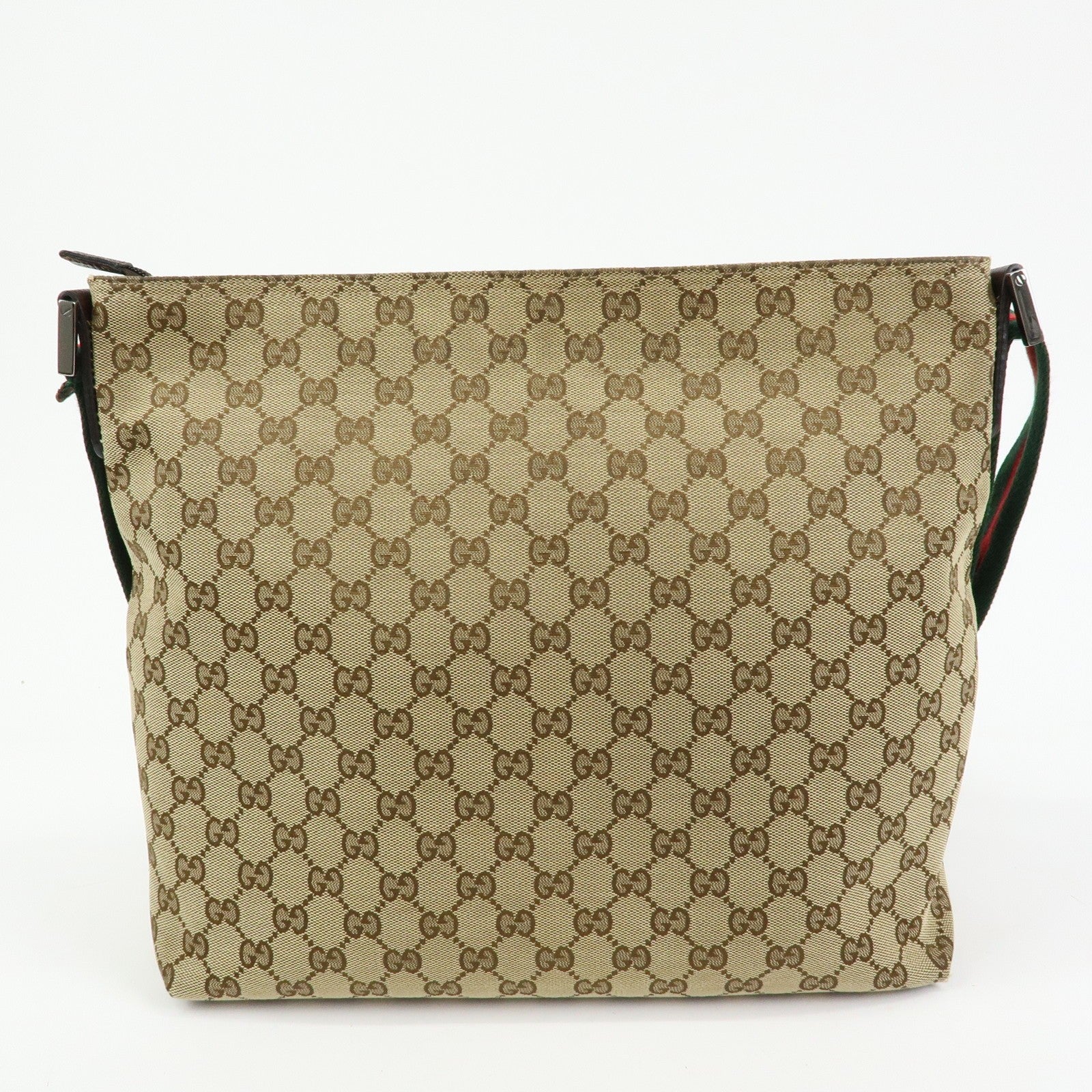 Gucci Shoulder Crossbody Bag - Beige, GG Canvas, Leather