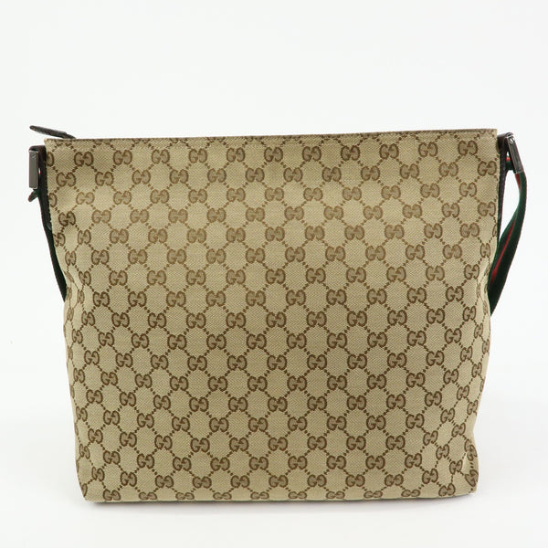 Gucci Shoulder Crossbody Bag - Beige, GG Canvas, Leather
