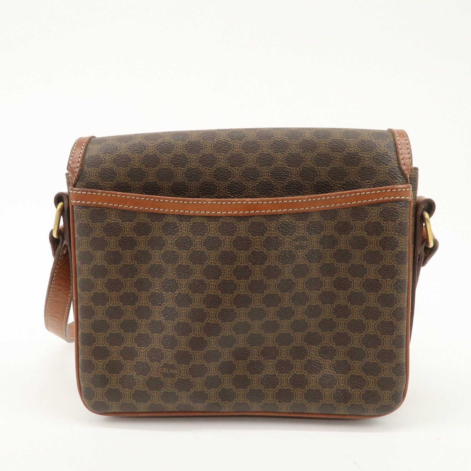 Celine Macadam Shoulder Bag - Brown, PVC