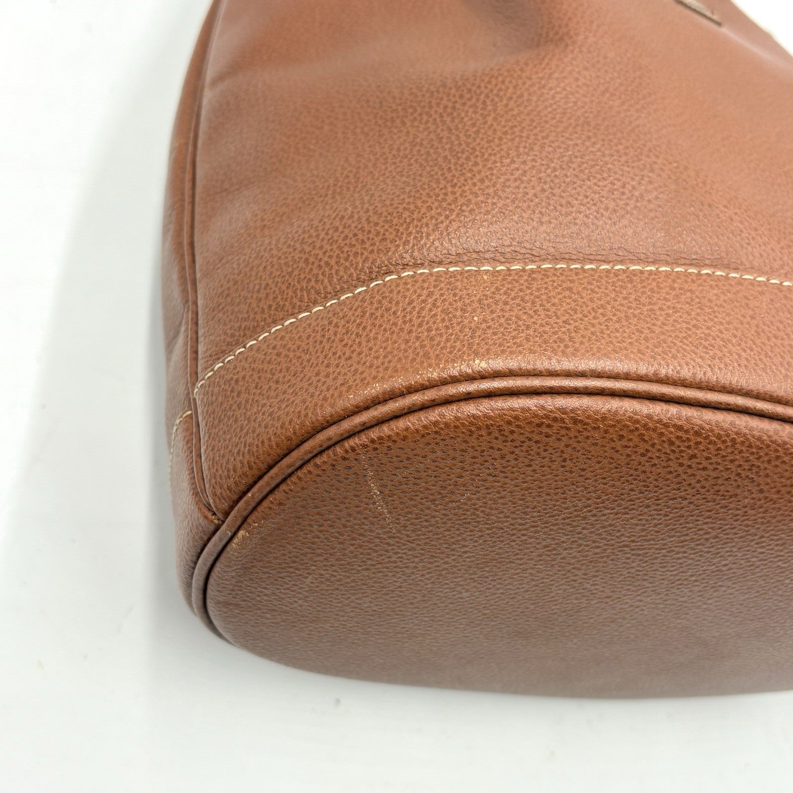 Saint Laurent Yves Cassandra Shoulder Bag - Brown, Leather 