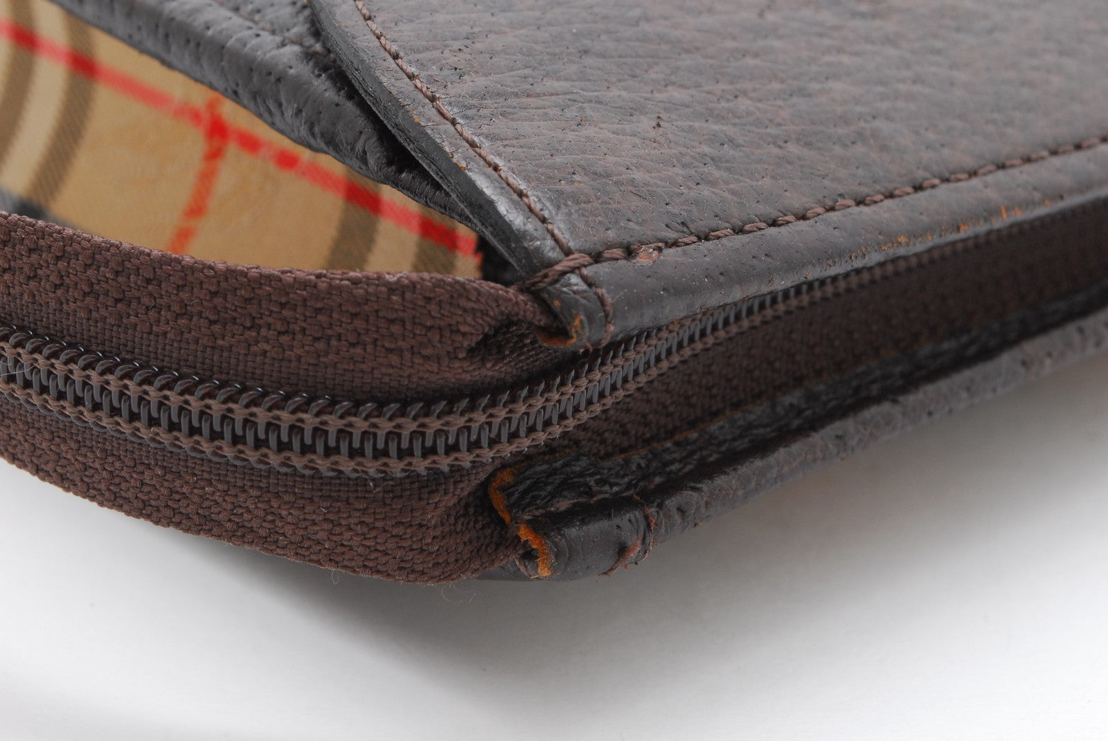 Burberry Nova Check Clutch - Beige, Canvas