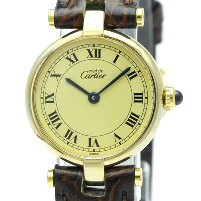 Cartier Must Vendome Wristwatch - Gold, Gold Plated