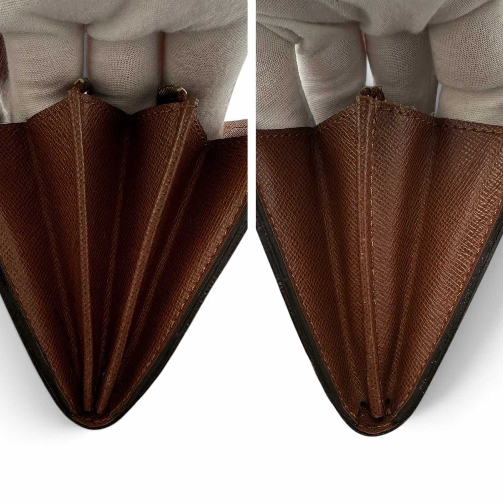 Louis Vuitton Portefeuille Sarah Long Wallet - Brown, Leather