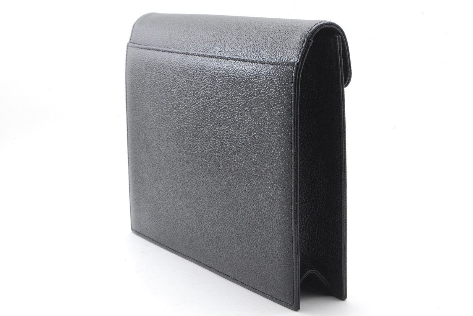 Saint Laurent Yves Vintage Clutch - Black, Leather