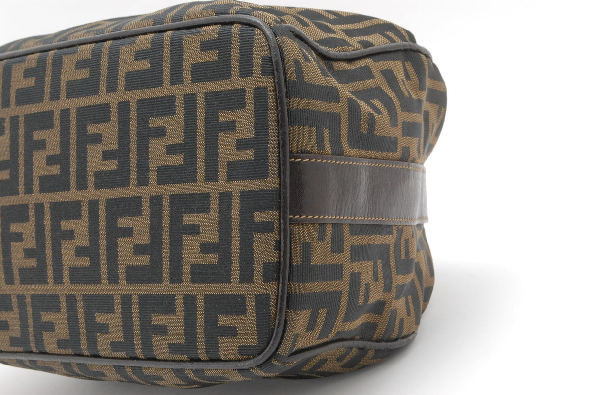Fendi Zucca Large Vanity Bag - Brown, Canvas