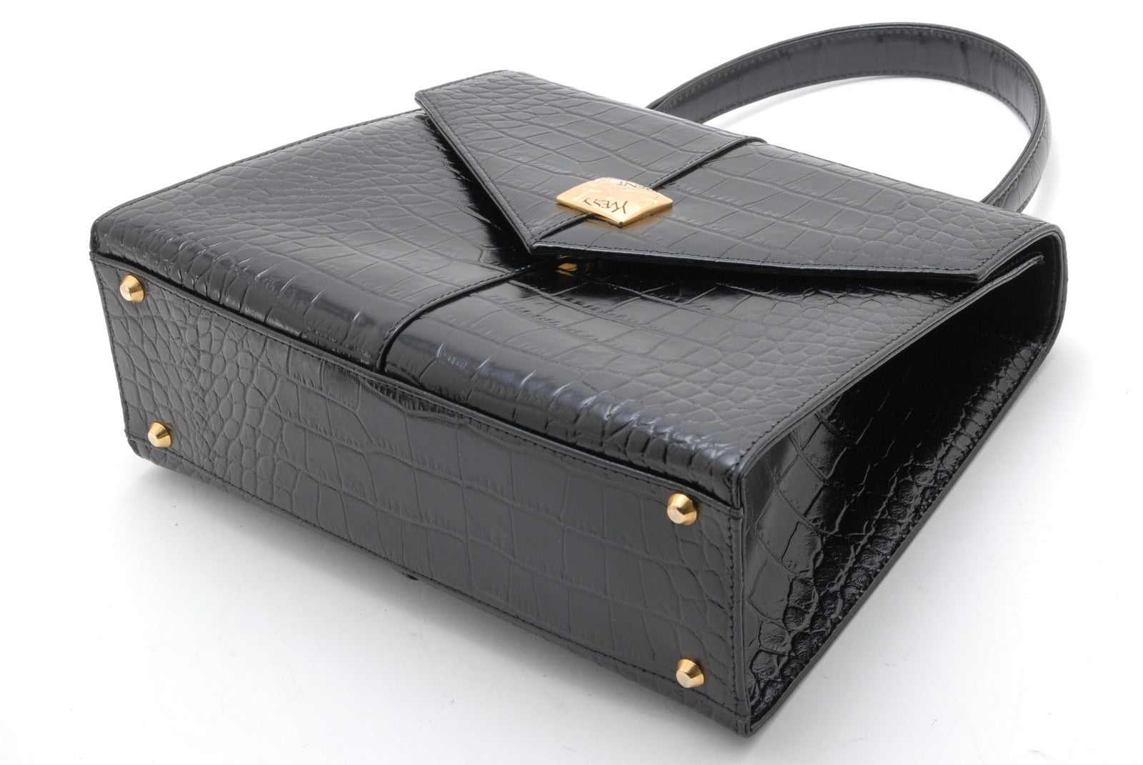 Yves Saint Laurent YSL Top Handle Bag - Black, Leather