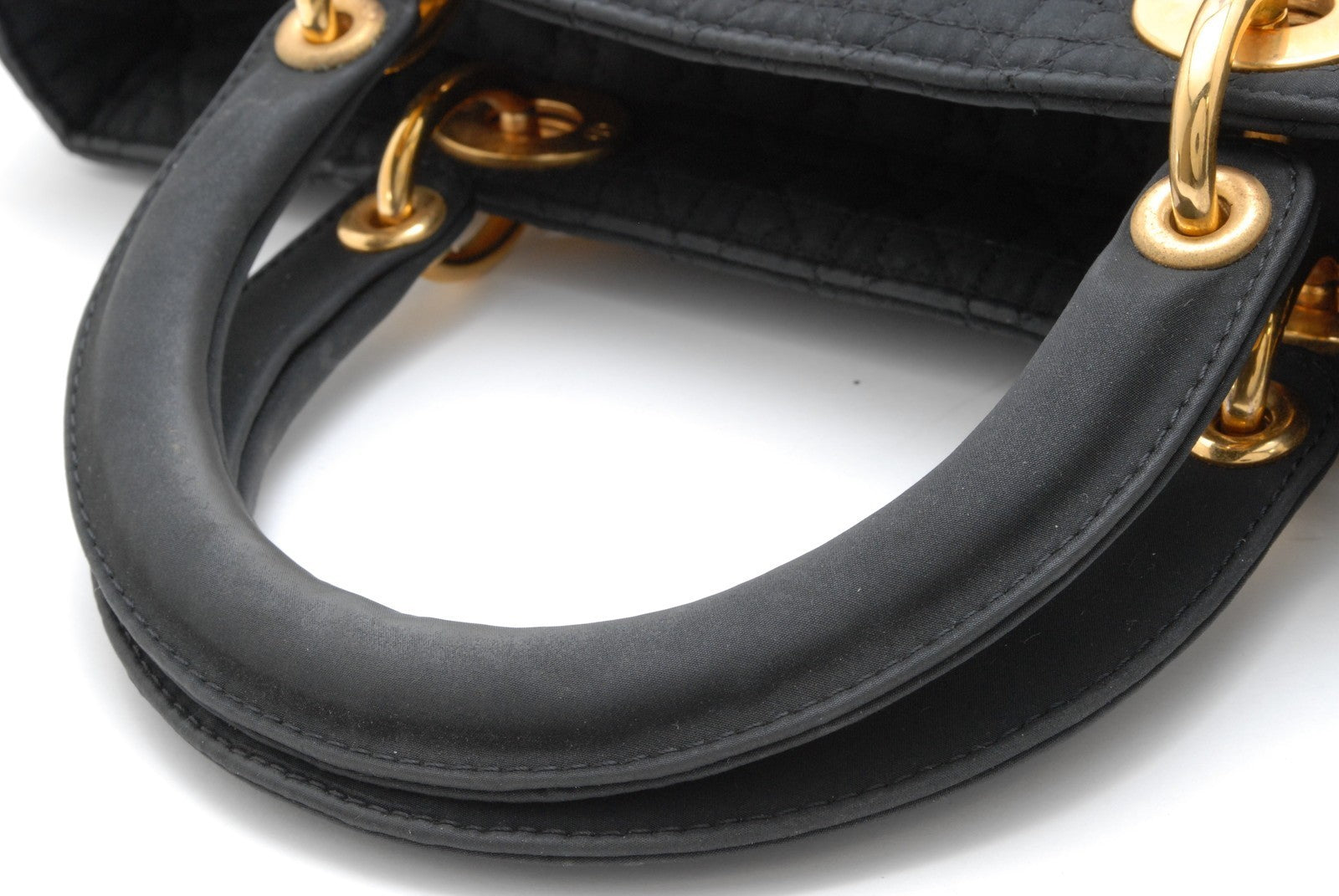 Christian Dior Lady Dior Handbag - Black, Nylon
