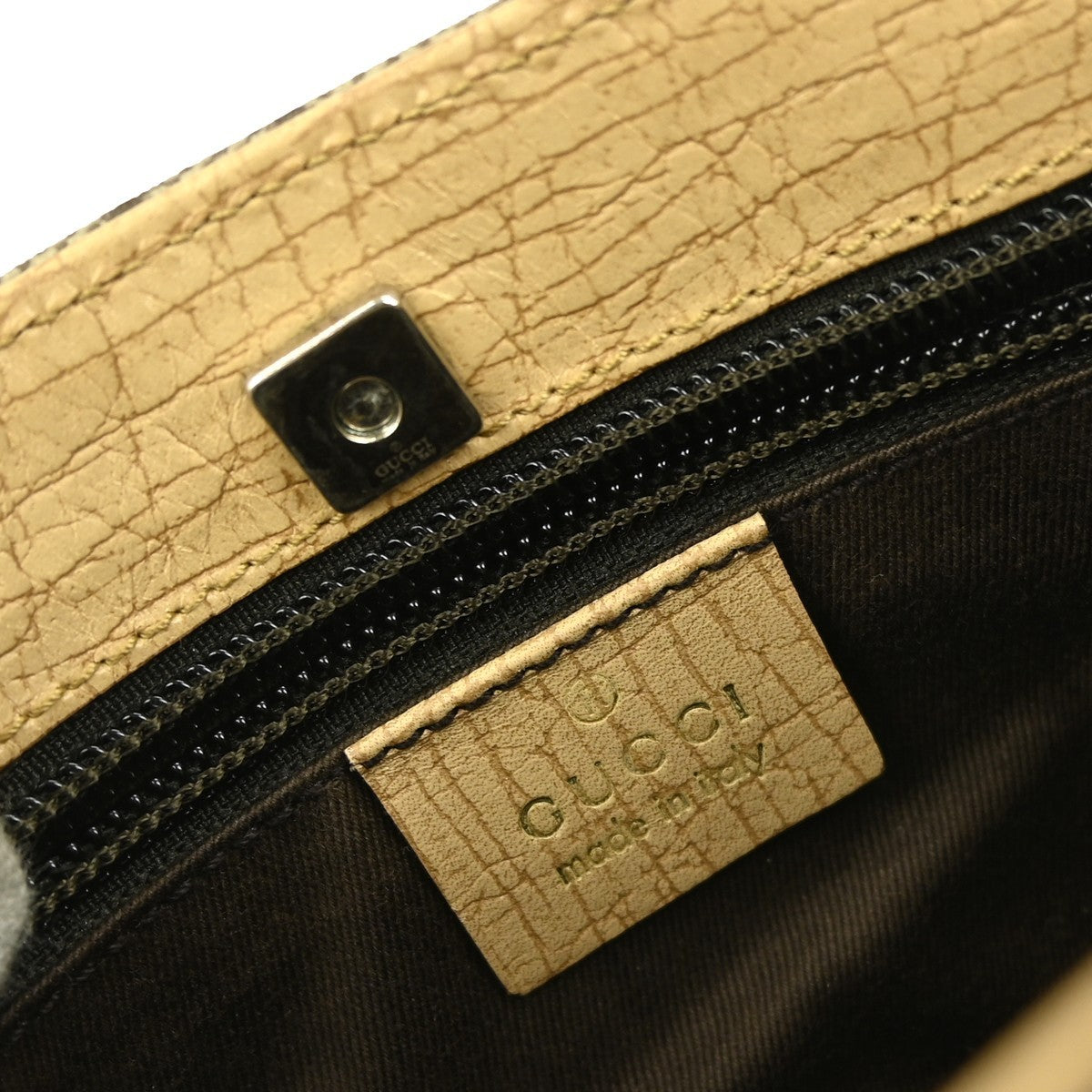 Gucci GG Handbag - Brown, PVC 