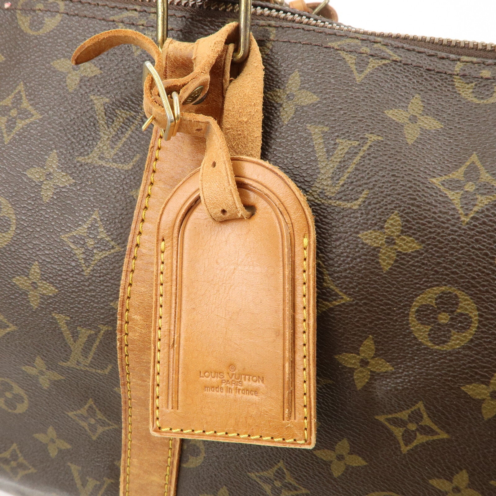 Louis Vuitton Monogram Keep All 50 Boston Bag - Brown, Monogram Canvas, Nume Leather