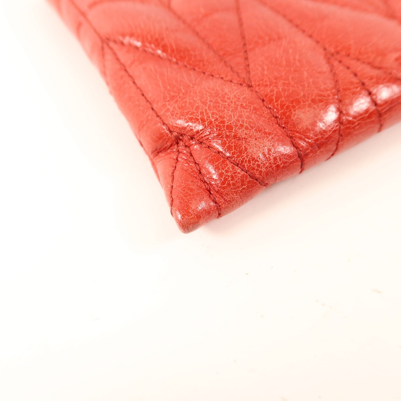 Miu Miu SHW Pouch - Red, Calfskin Leather