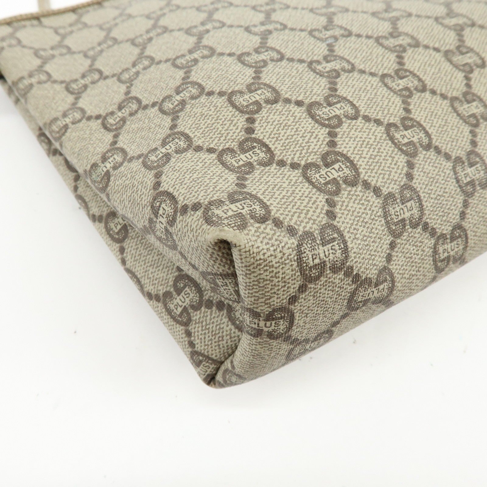 Gucci GG Plus Clutch Bag - Beige, Leather