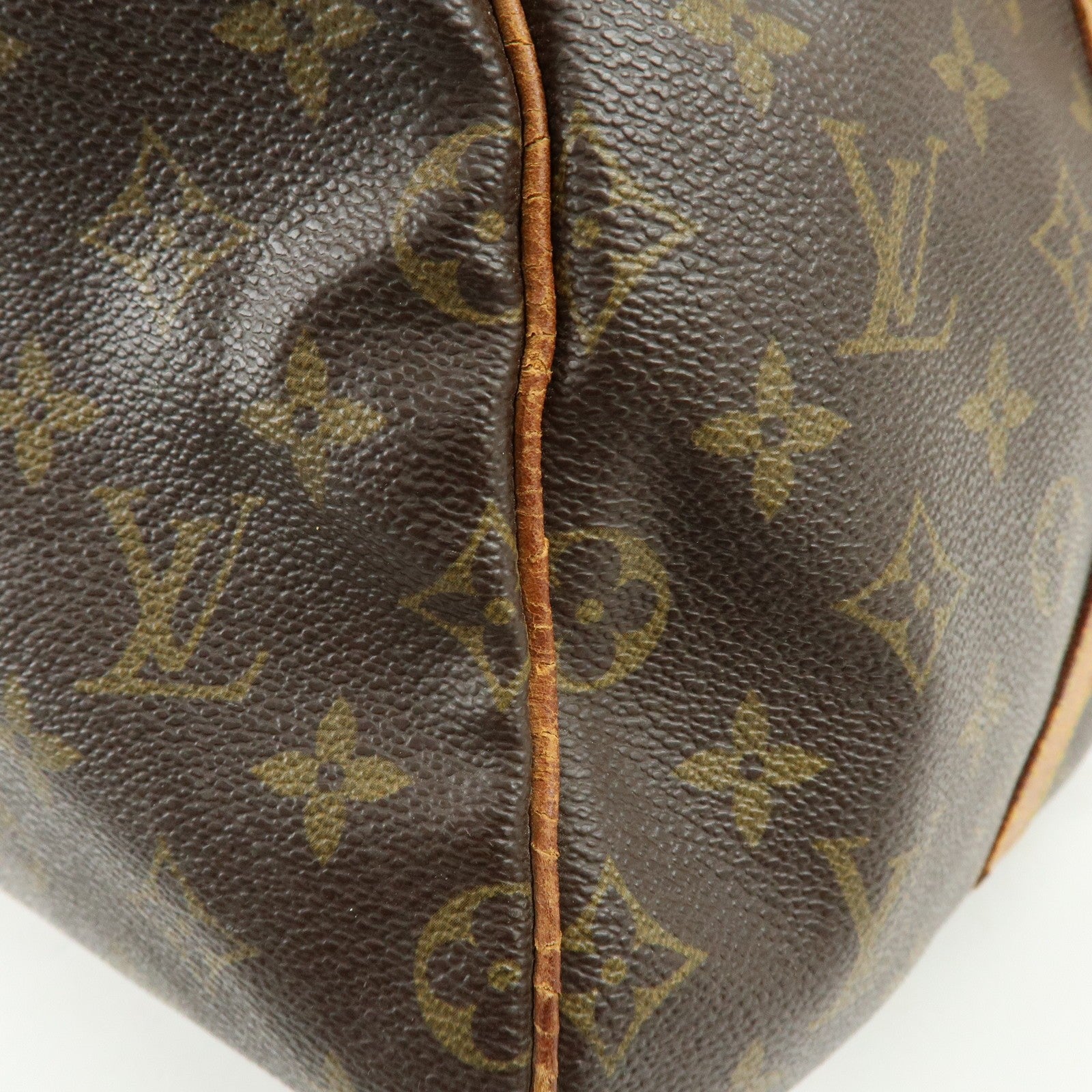 Louis Vuitton Monogram Keep All Bandouliere 55 Boston Bag - Brown, Canvas 