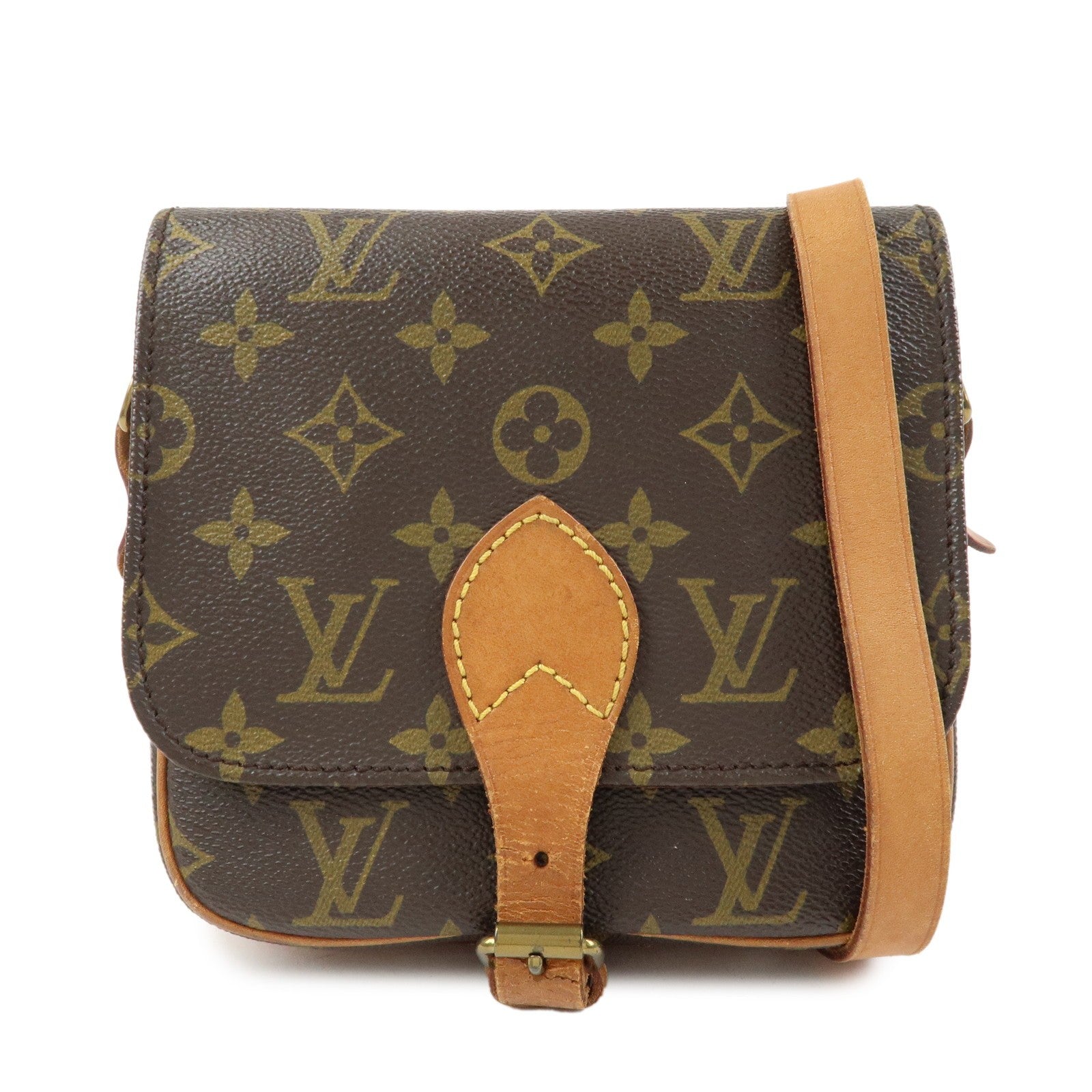 Louis Vuitton Monogram Mini Cartouchiere Shoulder Bag