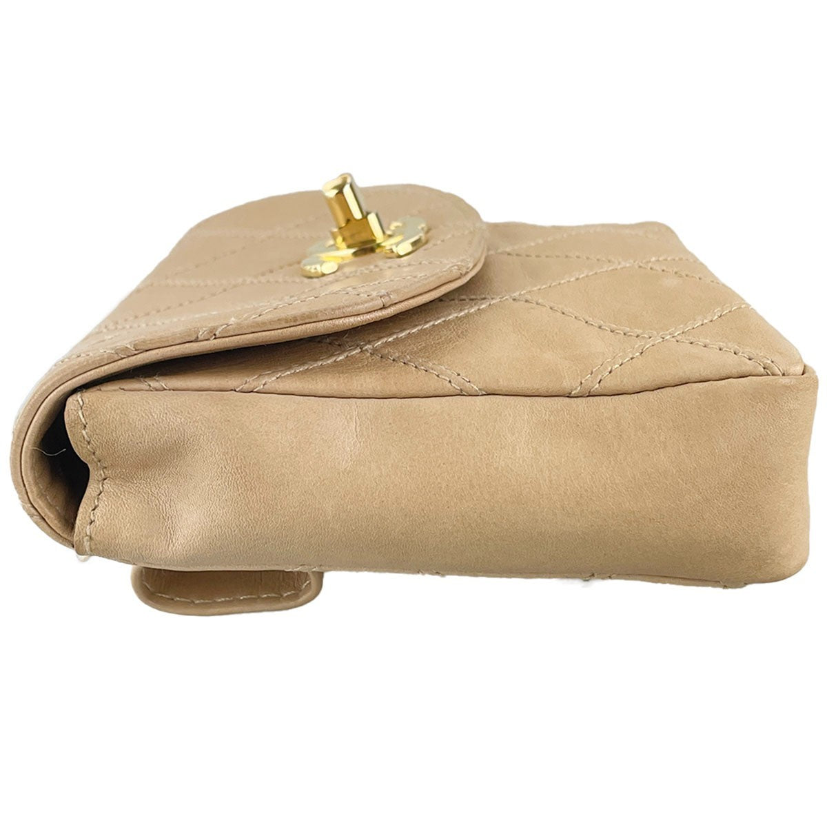 CHANEL Bicolore Waist Bag - Beige, Lambskin Leather