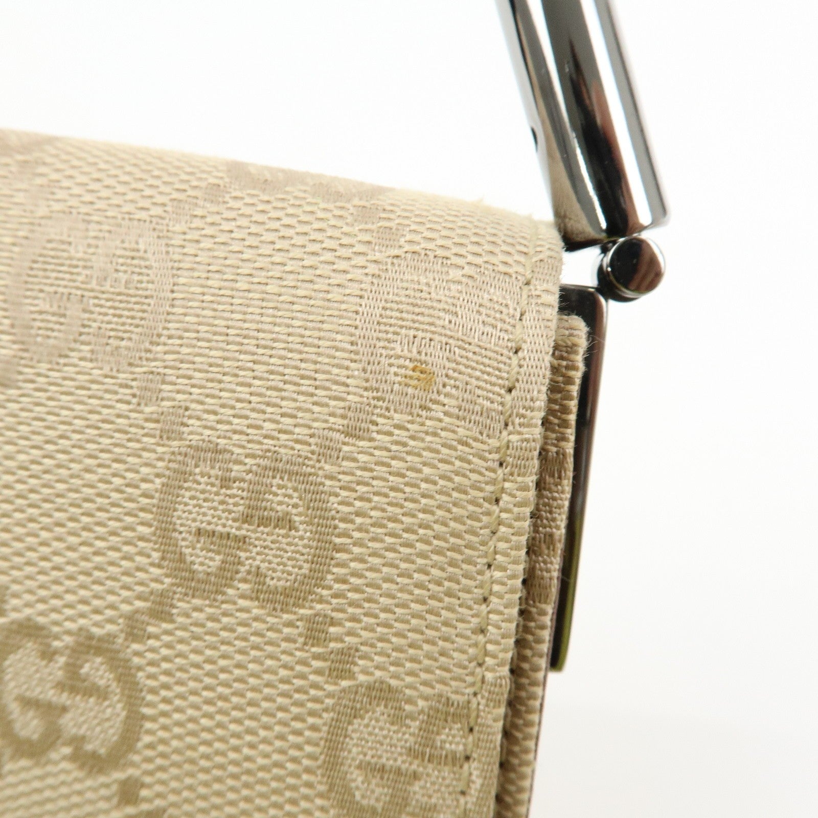 Gucci Shoulder Bag - Beige, Canvas Leather