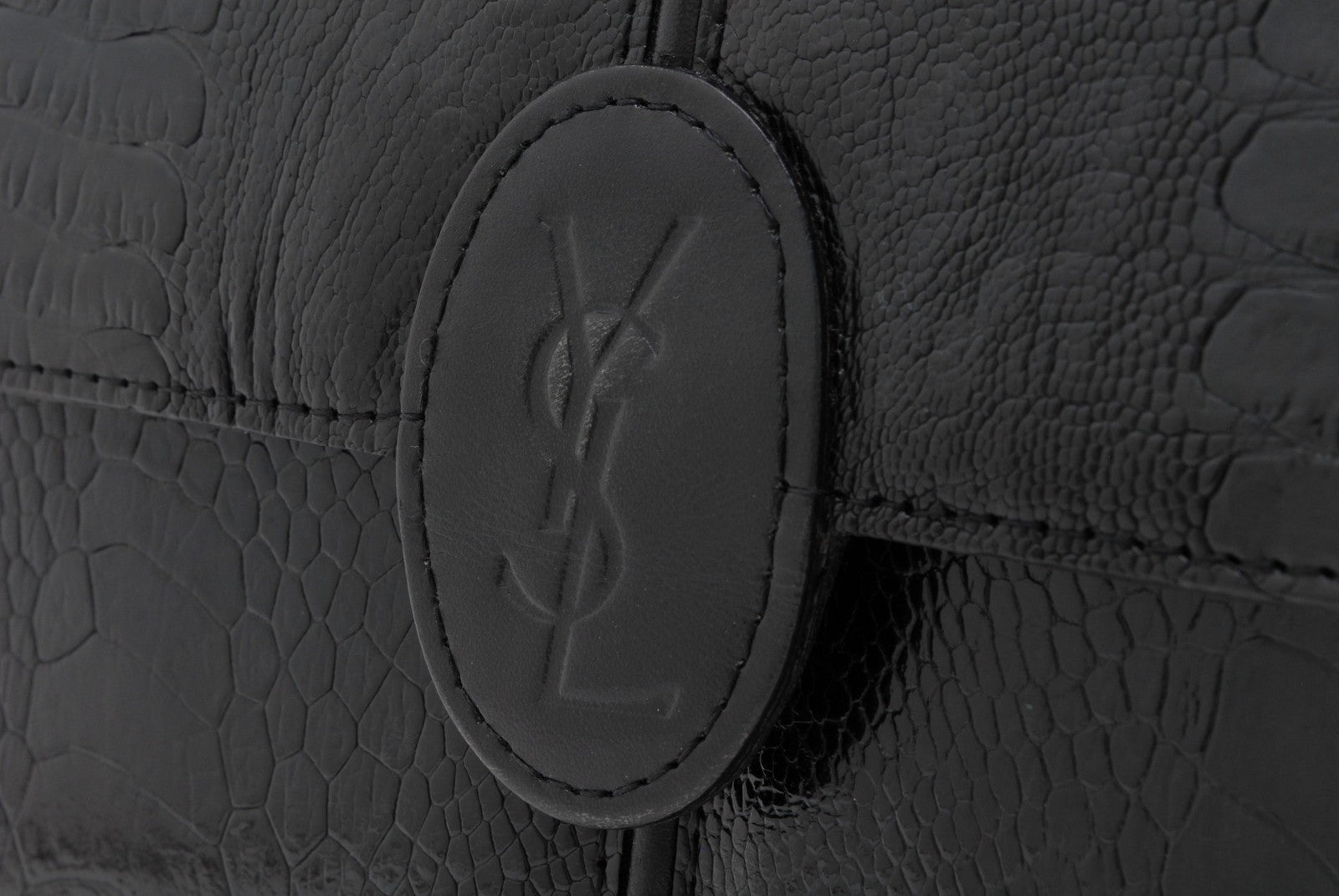 Saint Laurent YSL Envelope Shoulder Bag - Black, Leather