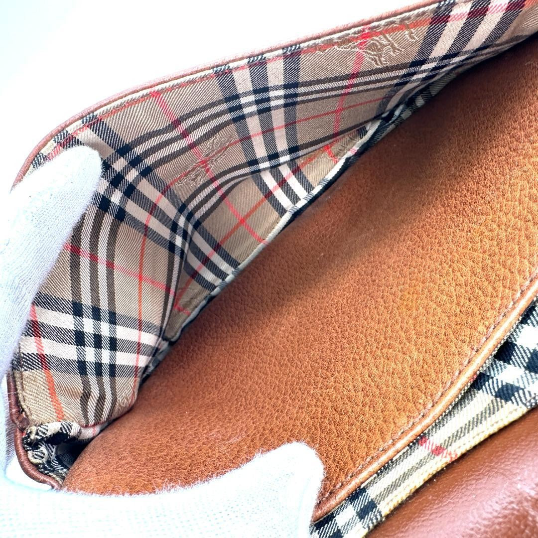 Burberry Vintage Shoulder Bag - Black, Leather