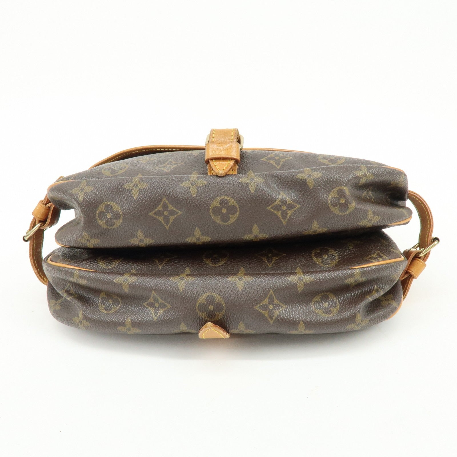 Louis Vuitton Monogram Saumur 30 Canvas Shoulder Bag Brown