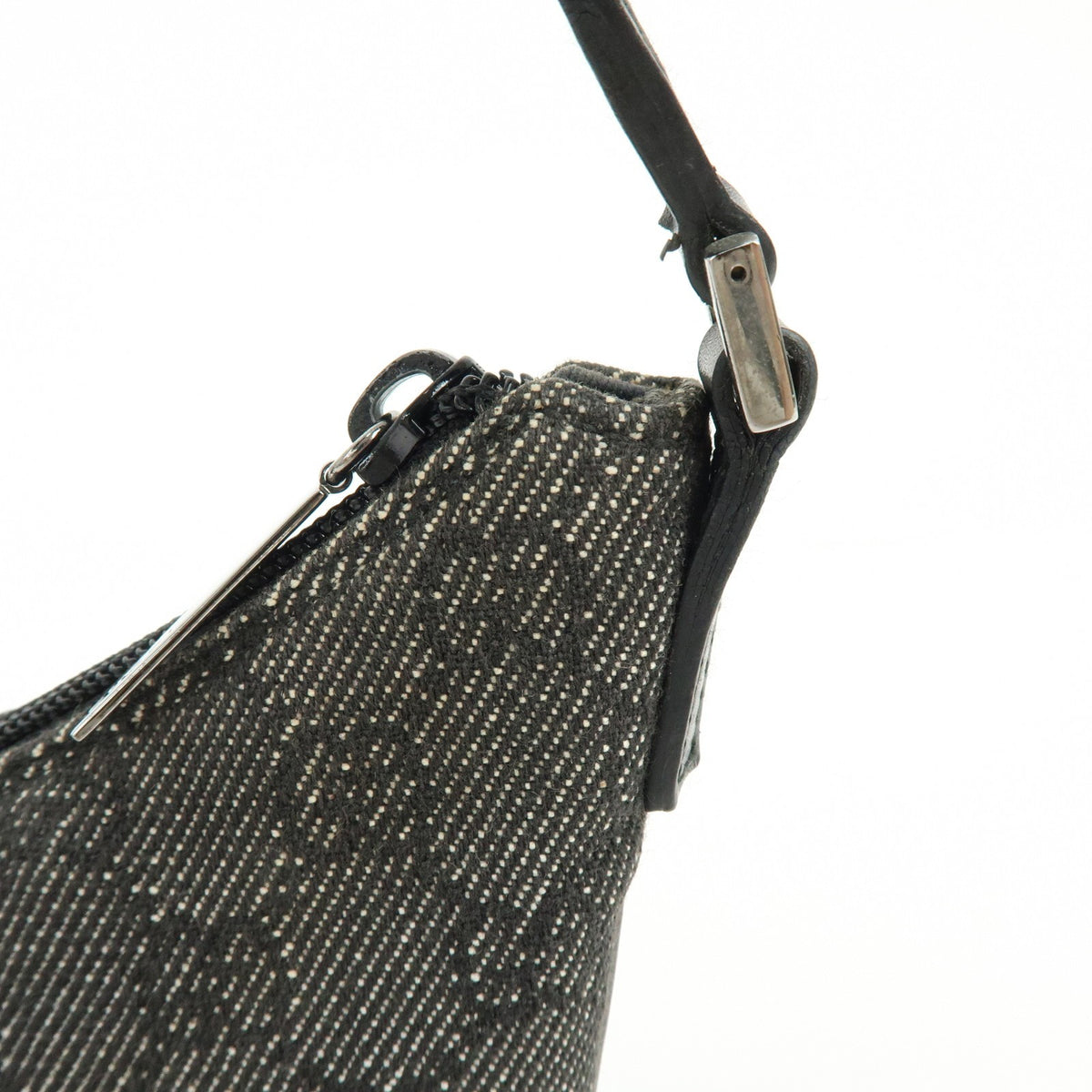 Gucci Shoulder Bag - Black, Leather and GG Denim