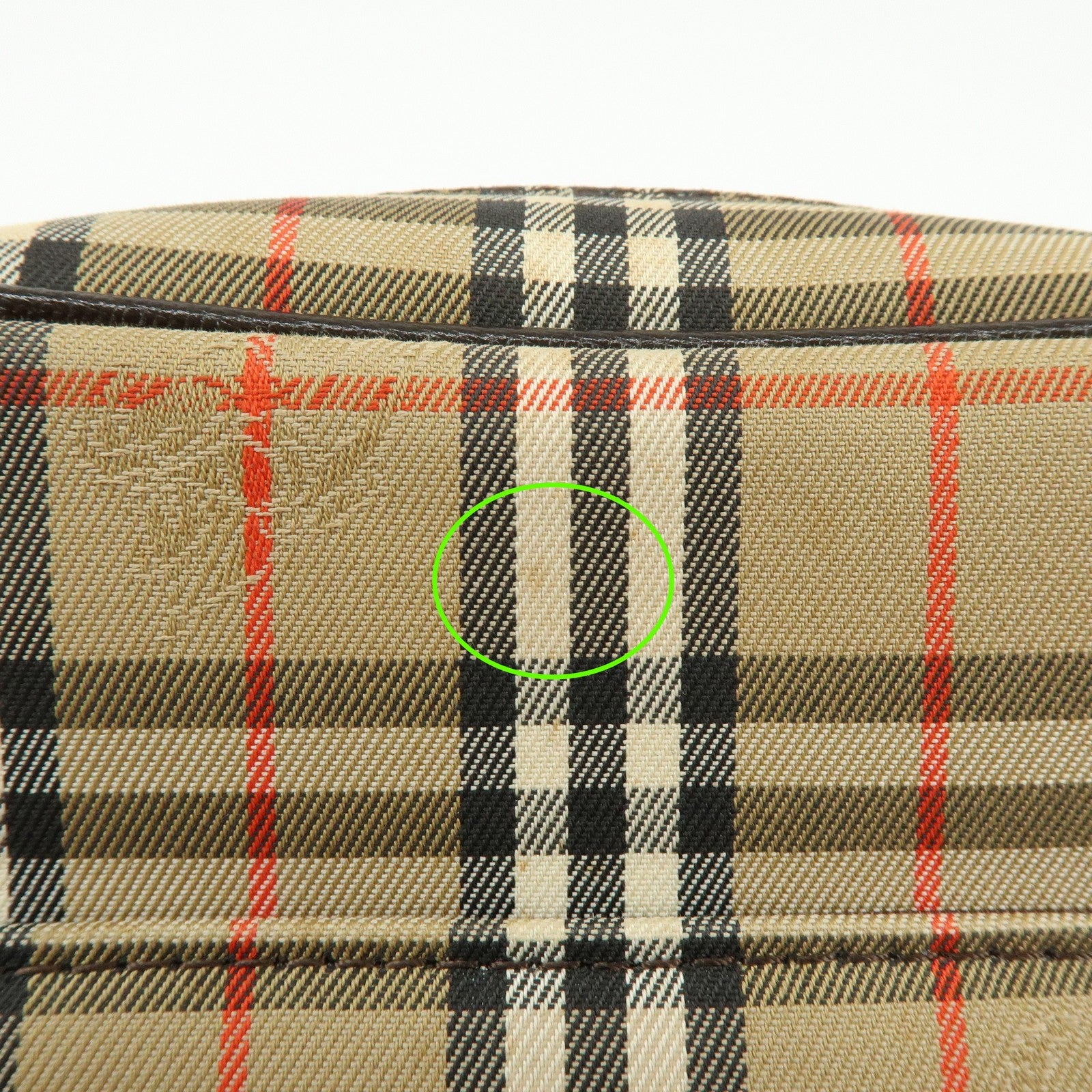 Burberry Nova Plaid Shoulder Crossbody Bag - Beige, Canvas, Leather