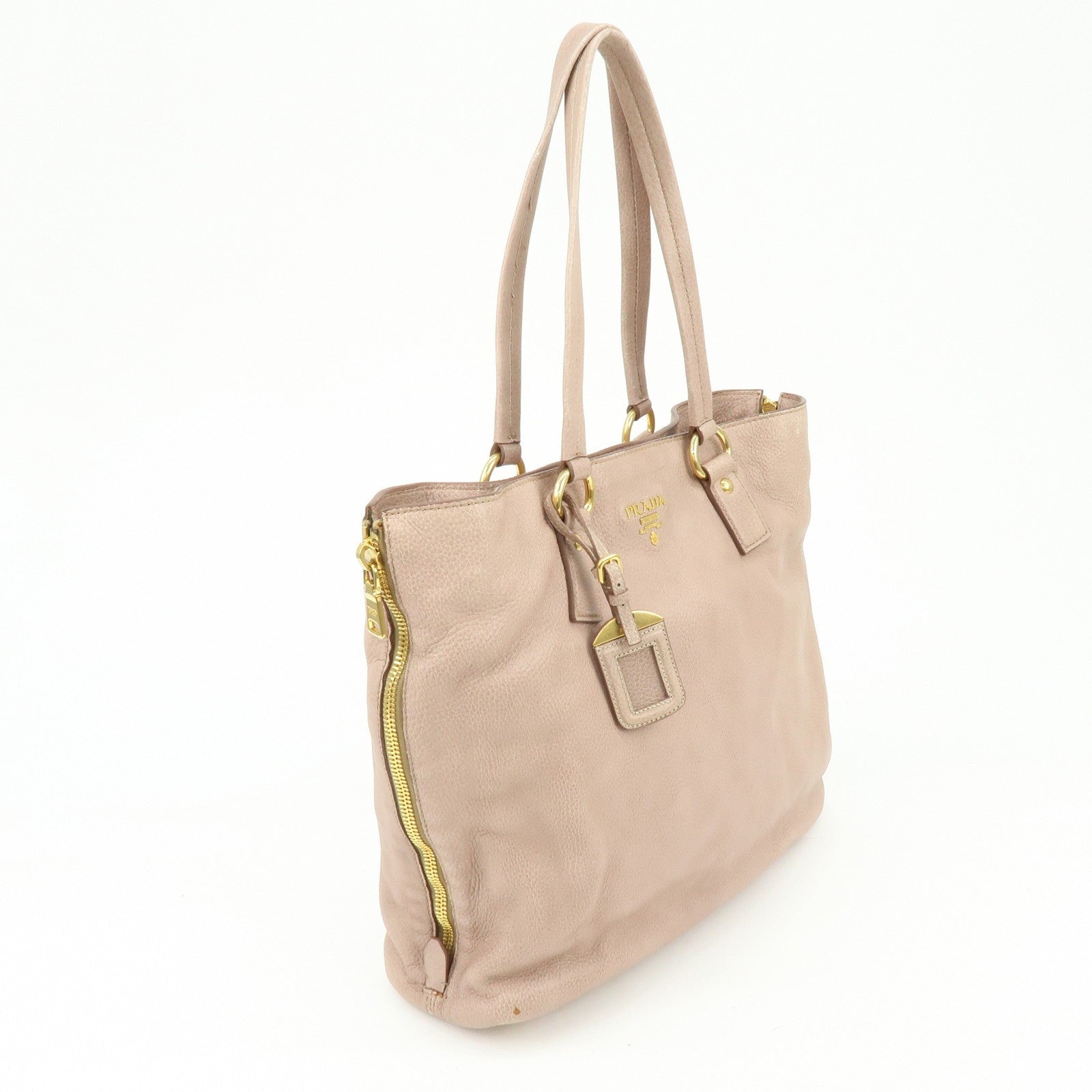 Prada Tote Bag - Pink, Leather