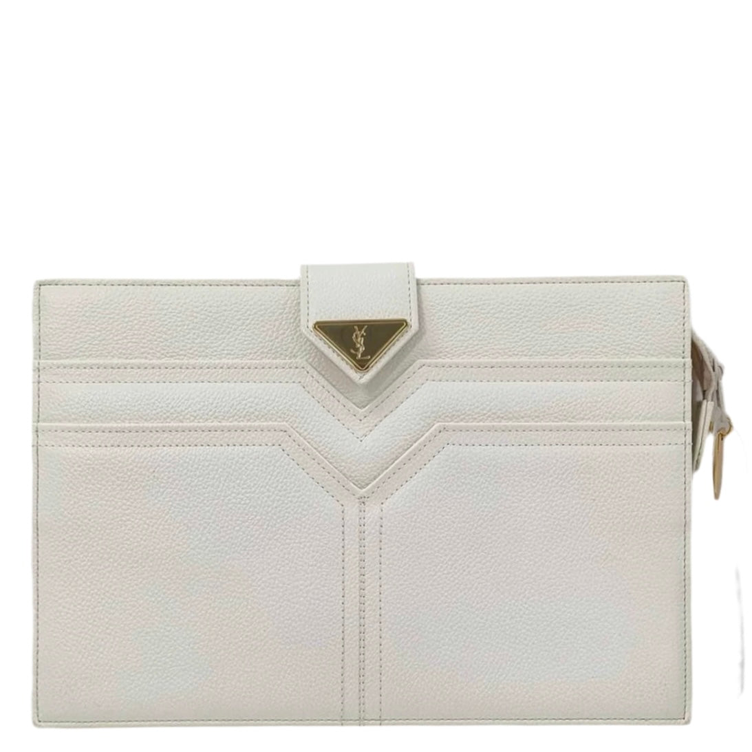 Saint Laurent White Vintage clutch