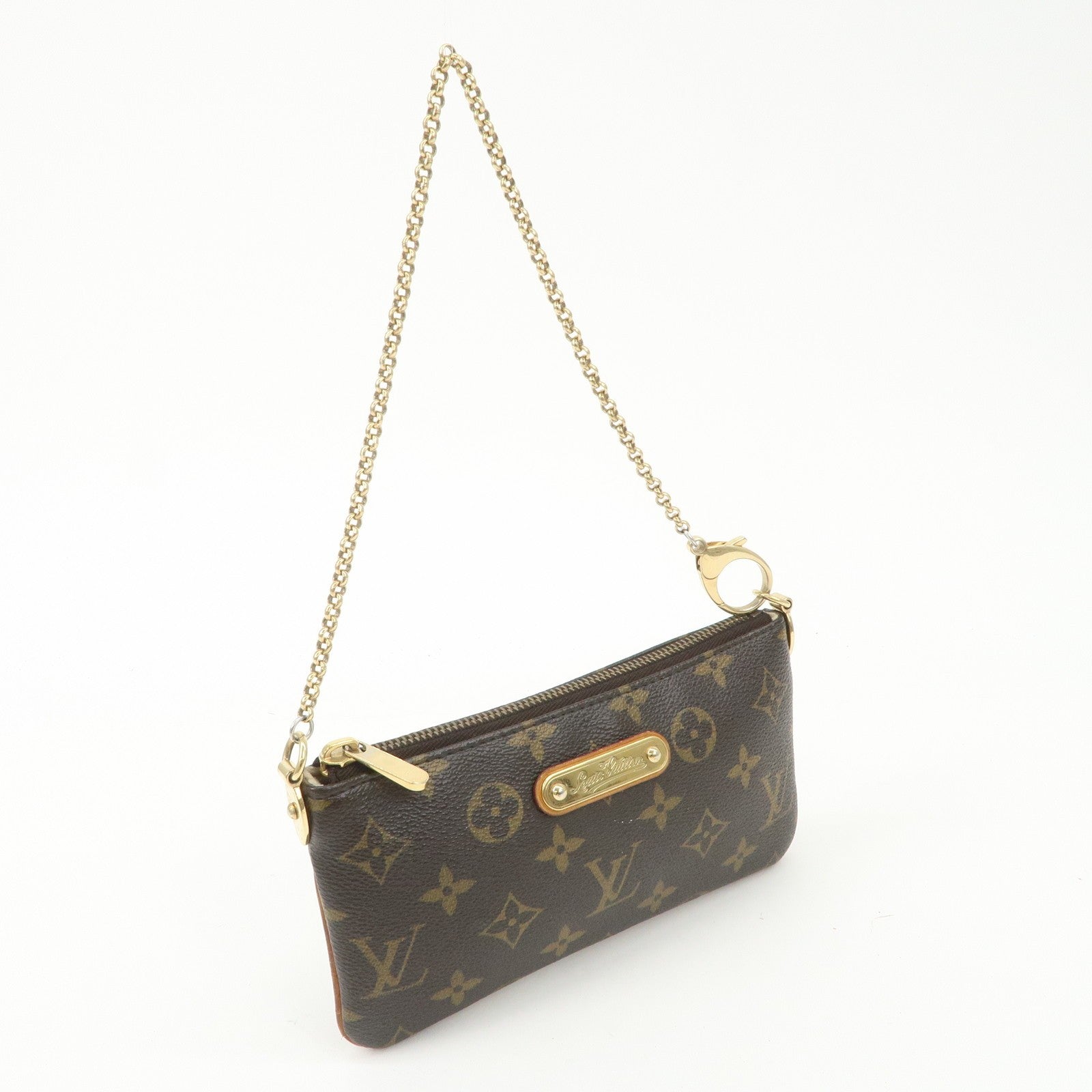 Louis Vuitton Pochette Hand Bag Pouch - Brown, Canvas
