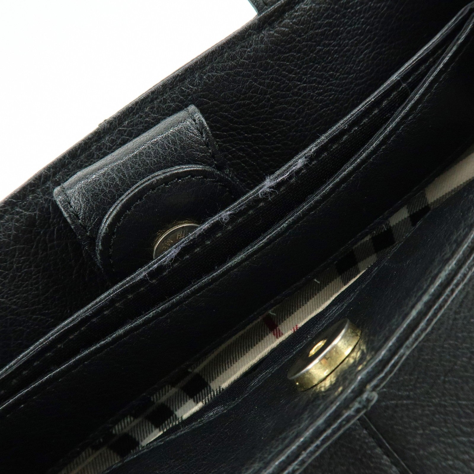 Burberry Mini Hand Bag - Black, Leather