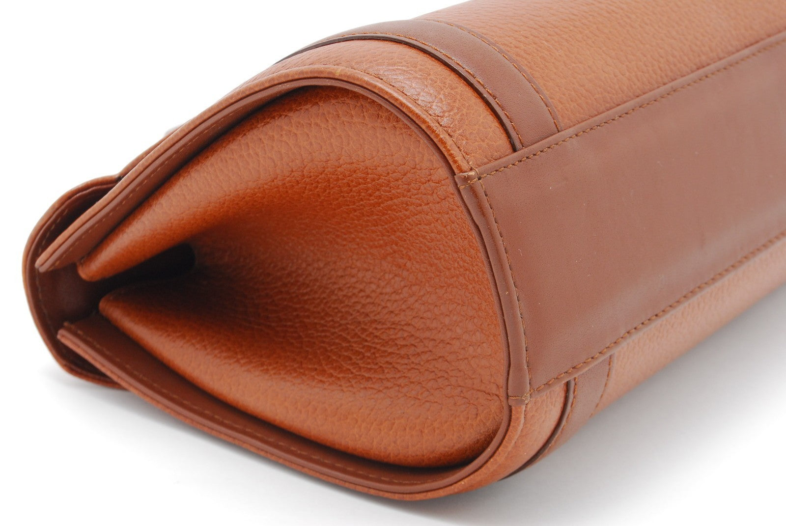 Burberry Nova Check Hand Tote Bag - Brown, Leather 