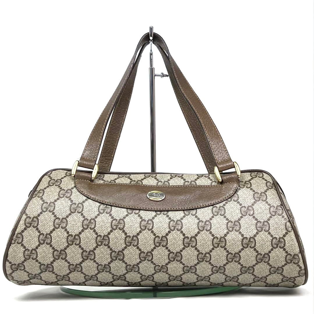 Gucci Old Gucci Mini Boston Bag - Beige, Leather