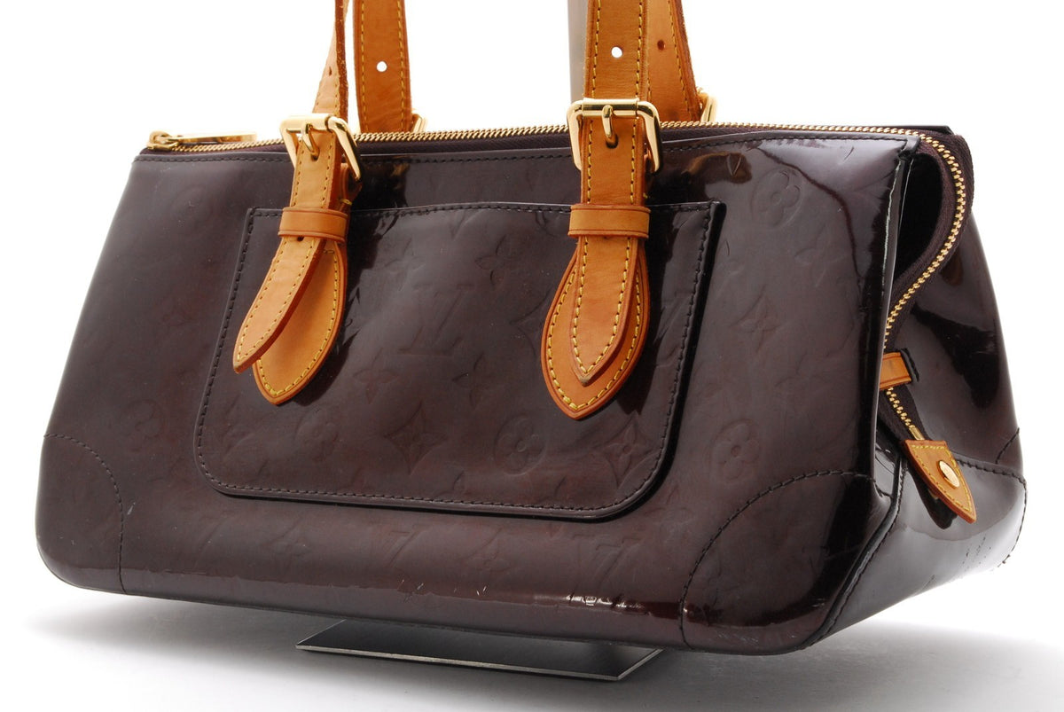 Louis Vuitton Rosewood Avenue Shoulder Handbag - Amarante, Vernis Leather