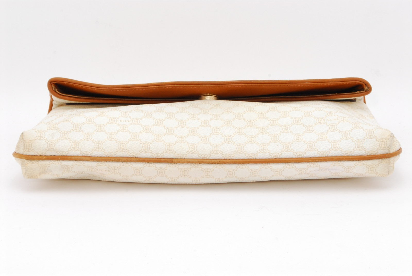 Celine Macadam Clutch - Beige, PVC Leather