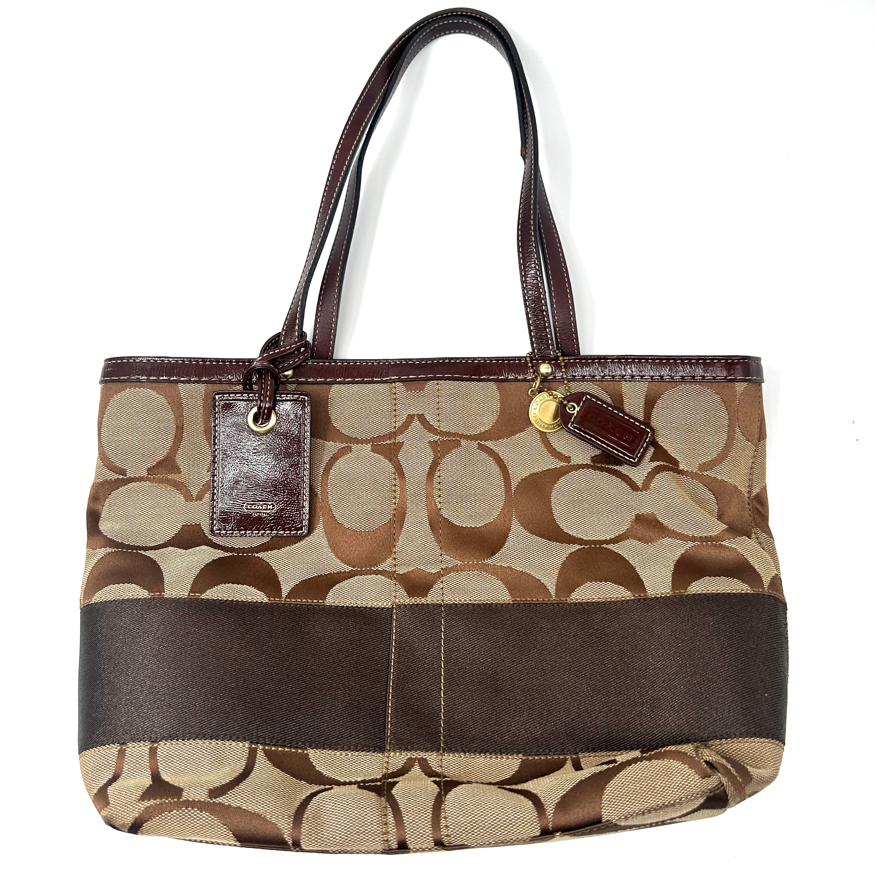 Signature Shoulder Tote Bag
