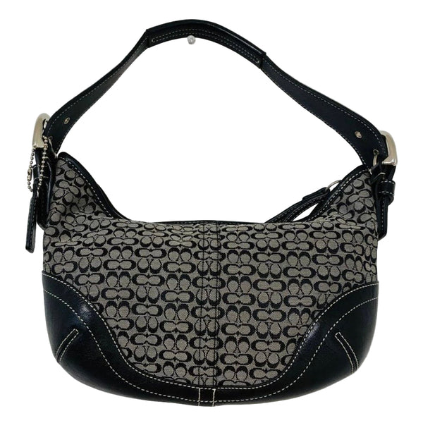 Coach Signature Black&Grey Shoulder Bag