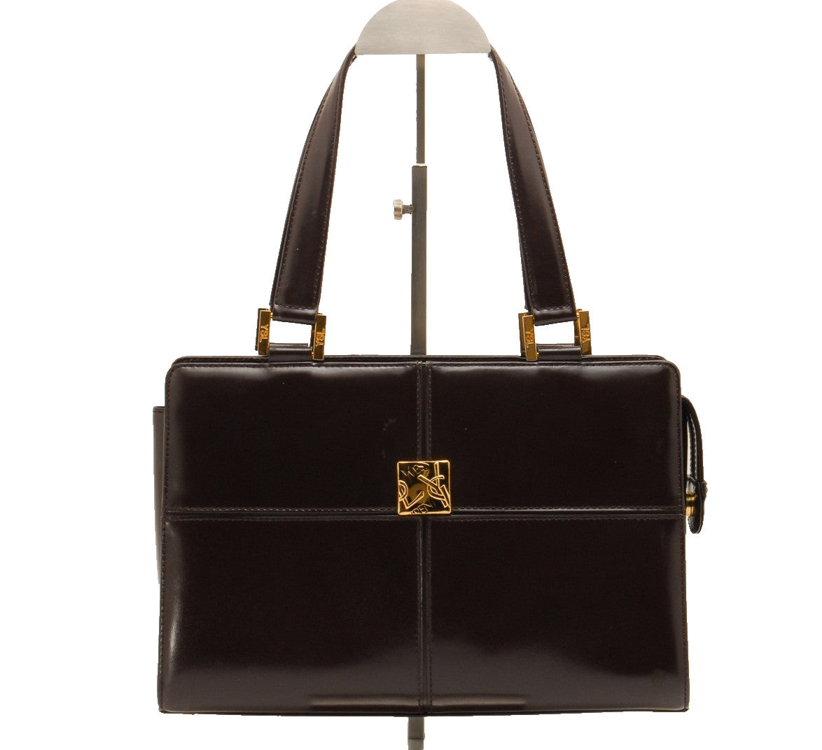 Saint Laurent Yves Vintage Hand Tote - Brown, Leather 