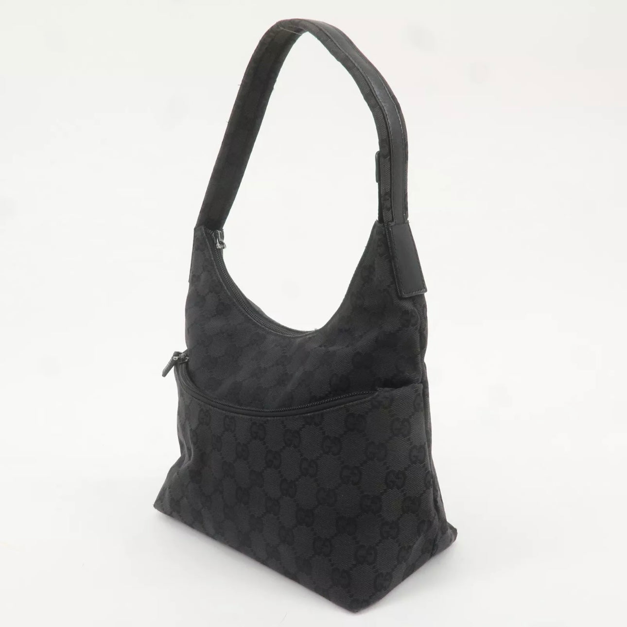GG Canvas Leather Shoulder Bag Hand Bag