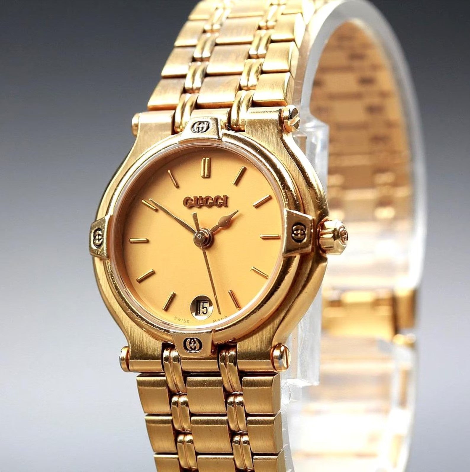 Gucci 9200L Watch - Gold, Stainless Steel