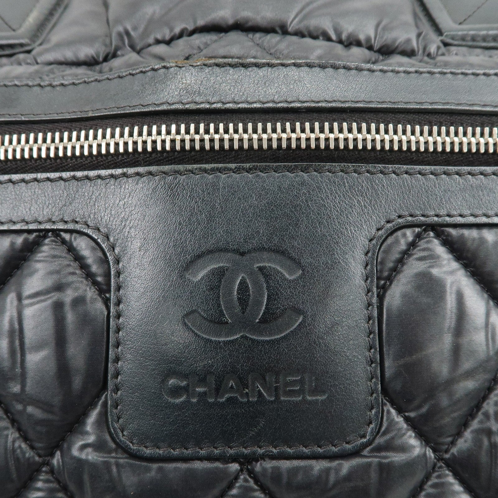 Chanel Coco Cocoon PM Tote Bag - Black, Nylon Leather