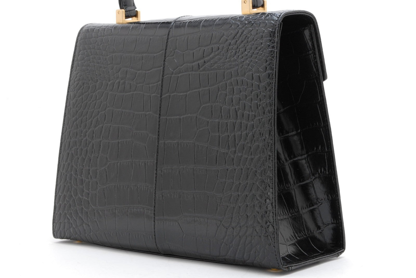 Yves Saint Laurent YSL Top Handle Bag - Black, Leather